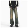 JYL Men's Wide-Leg Jeans American Vintage Cleanfit New Washed Loose Straight Denim