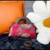 Chinese Style Ink Painting Handbag Women Vintage Crossbody Bag Oriental Aesthetic Tote Shoulder Bag With Detachable Strap