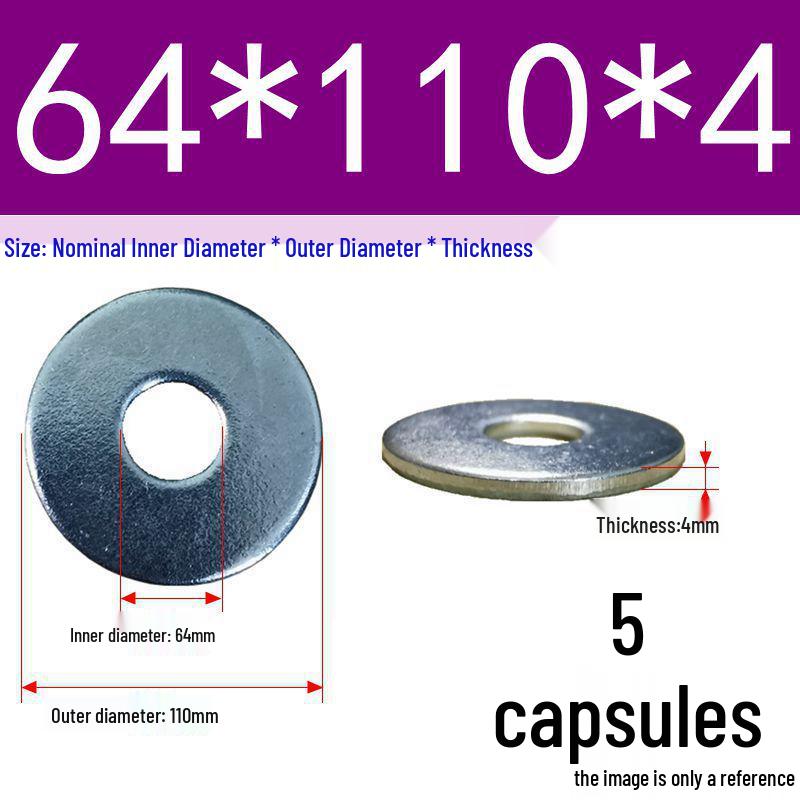 Galvanized Oversized Metal Washers M3-M60