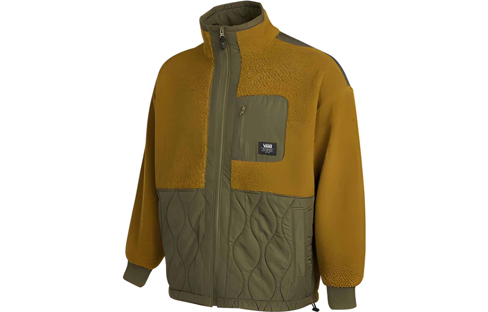 Vans Jackets Women s Brown Green Stand Collar Moderate Other VN0A54MCZBN L