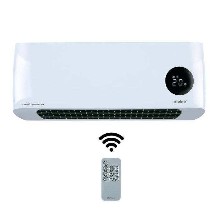 Chauffage Mural - ALPINA - 2000W - Electrique - Vertical - Convection