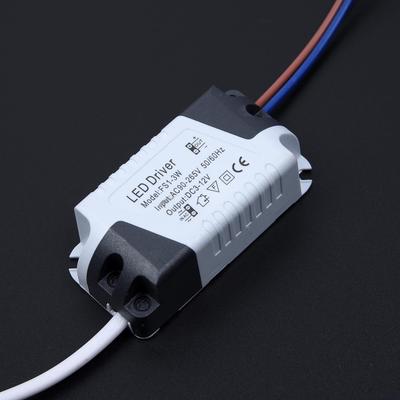 Adaptateur Alimentation Driver LED Transformateur AC90~265V 3W 4-7W 8-12W 13-18W 18-24W Alimentation Driver Courant Constant Isolation