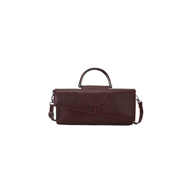

Shoulder small bag women s seasonal fashion versatile texture simple handbag large capacity casual trend messenger bag бордовий