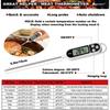 ROMANTICIST 23pcs Must-Have BBQ Grill Accessories Set with Thermometer in Case - Stainless Steel Barbecue Tool Set with 2 Grill