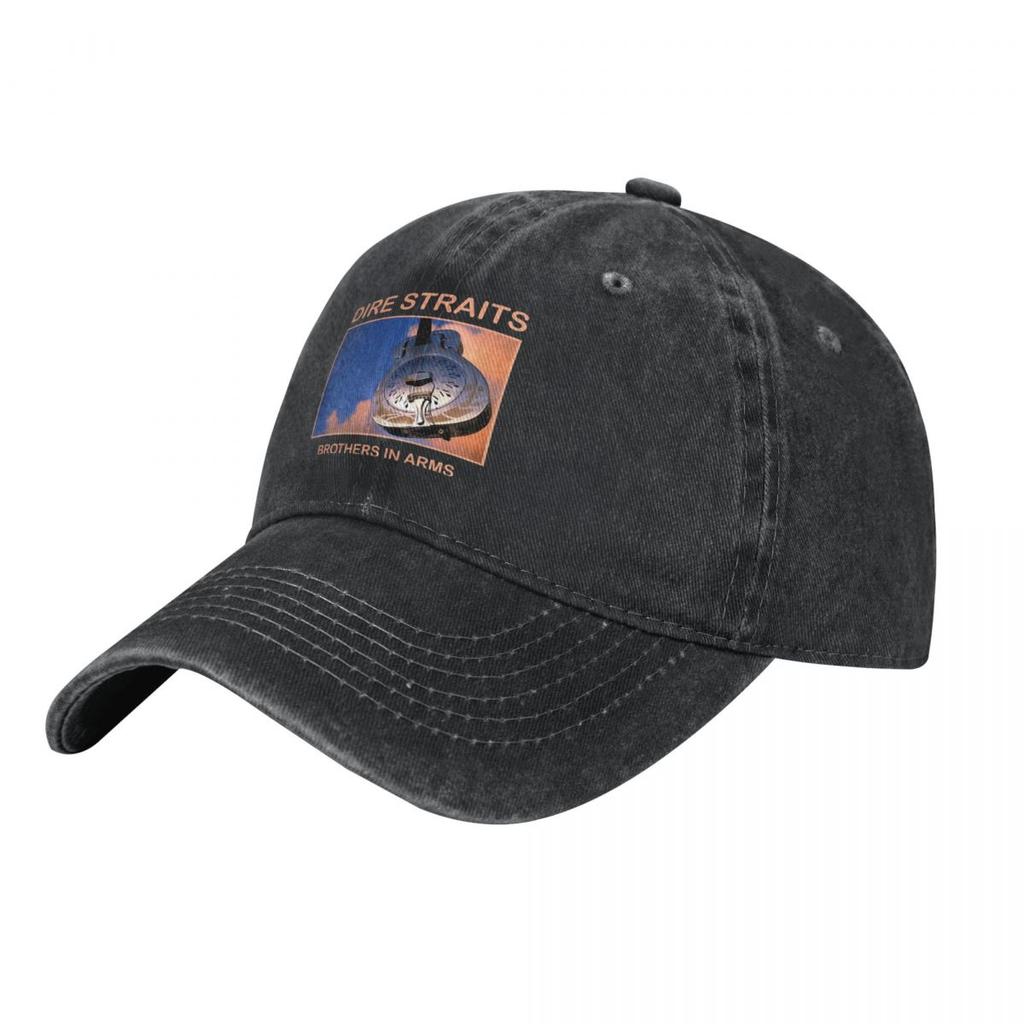 Dire Straits Brothers In Arms Guitar Fashion Baseball Cap Peaked Cap Mens Hat Womens Cap Womens Visors