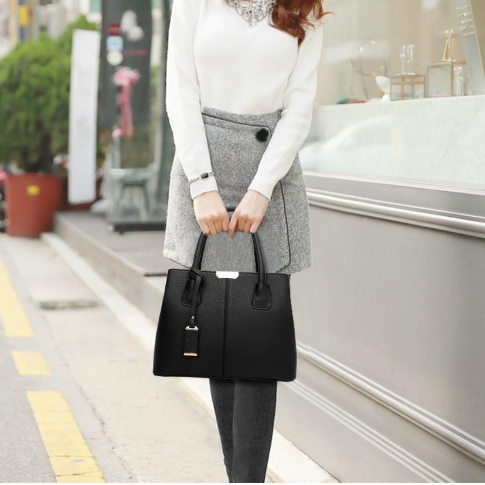 High Quality PU Ladies Hand Bags Fashion Elegant Underarm Bag Casual Versatile Large Capacity Hand-Held Shoulder Bag Women