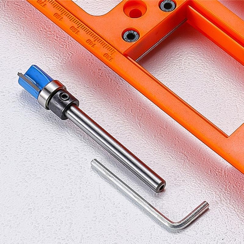 User Friendly Door Hinges Jig Set Portable Zinc Alloy Construction Convenient Accessory for Easy Installations Designs