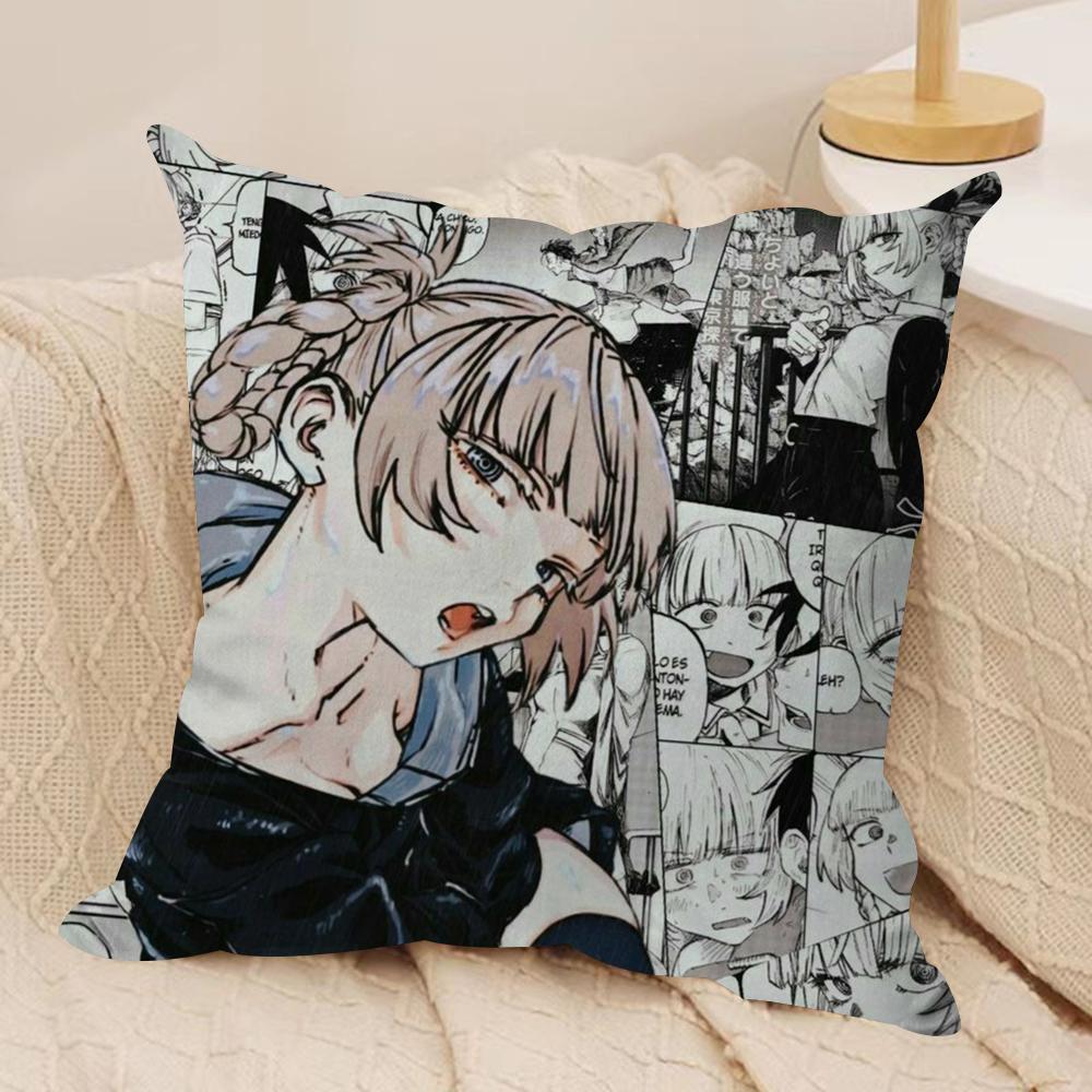 

YYofukashi No UUta Cushion Cover Soft Plush Fabric DoubleSided Printed Sofa Cushion Cover for All Seasons Home Decor Gift 30x30cm