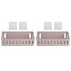 Punch Wall Mounted Shampoo Holder Storage Shelf Rack   Bathroom Supplies