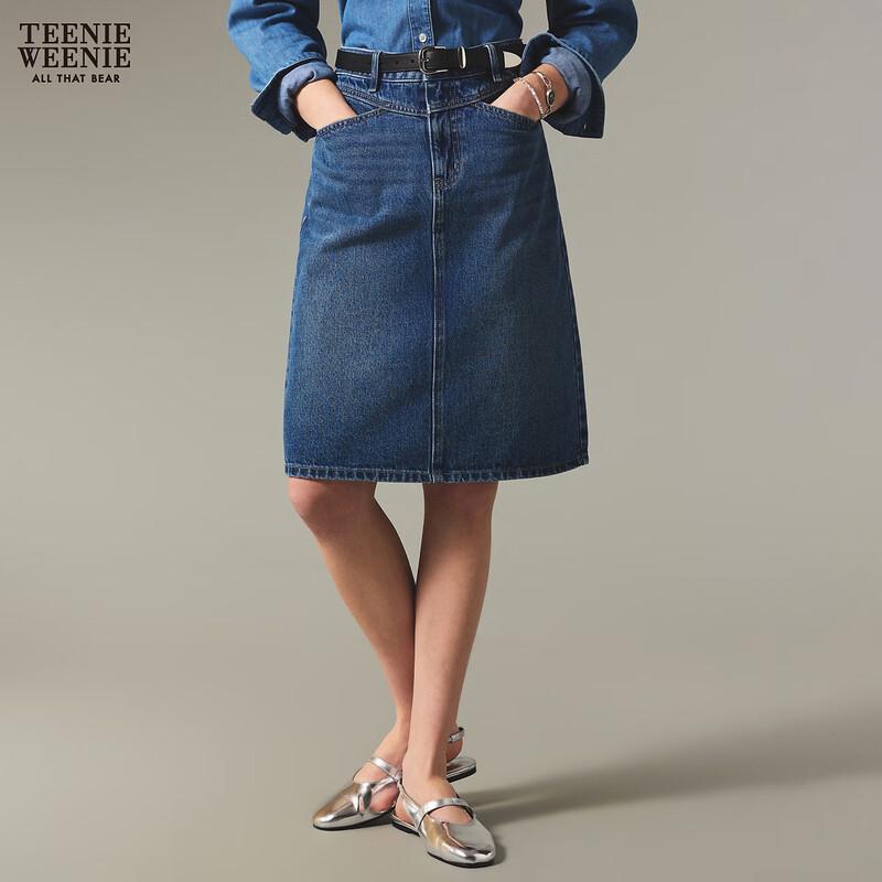 Teenie Weenie Women's Bear Letter A-line Skirt