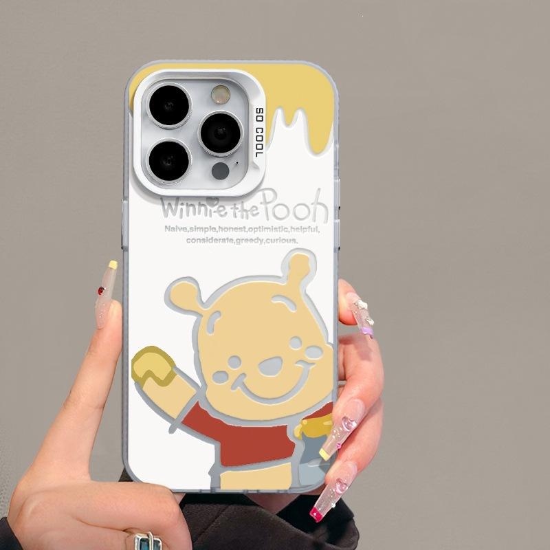 Couple Winnie the Pooh for iphone14 Apple 15promax phone case Huawei mate60P50 Honor 90