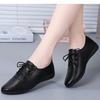 Non-slip Tendon-soled Flat-bottomed Mother Shoes, Soft-soled Leather Shoes, Peas Shoes, Women's Shoes