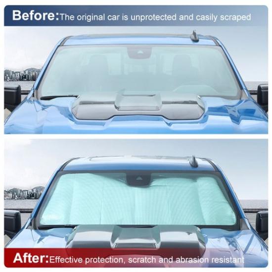 For Chevy Silverado SIERRA 19+Front Windshield Visor Shield Sunshade Accessories