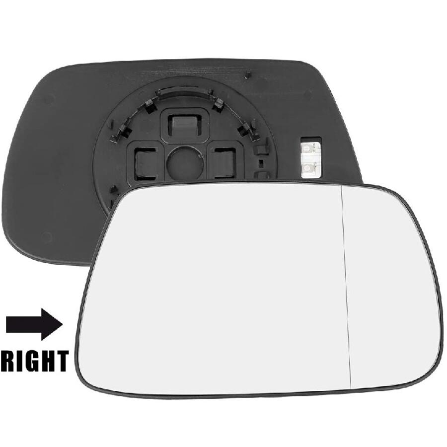 Right Rearview Heated Mirror Glass Replacement For 2005 -10 Jeep Grand Cherokee