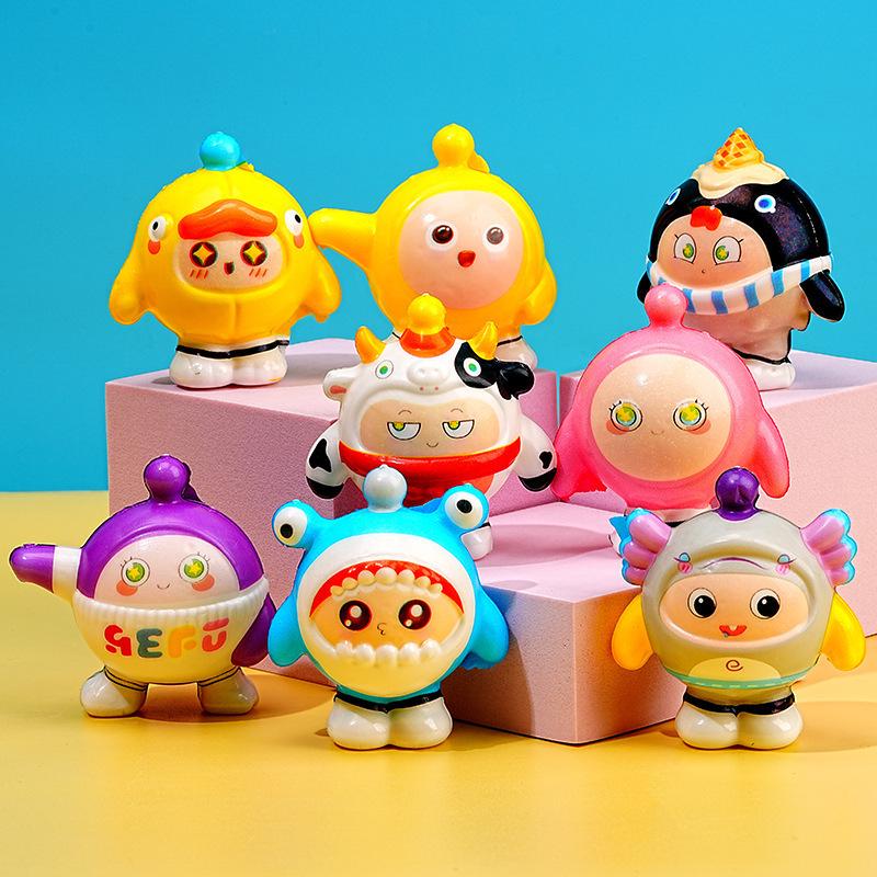 

Cinnamoroll Stress Relief Squeeze Toy - Egg Party Trendy Ornament Doll Soft Rebound Sponge (Net Bag)