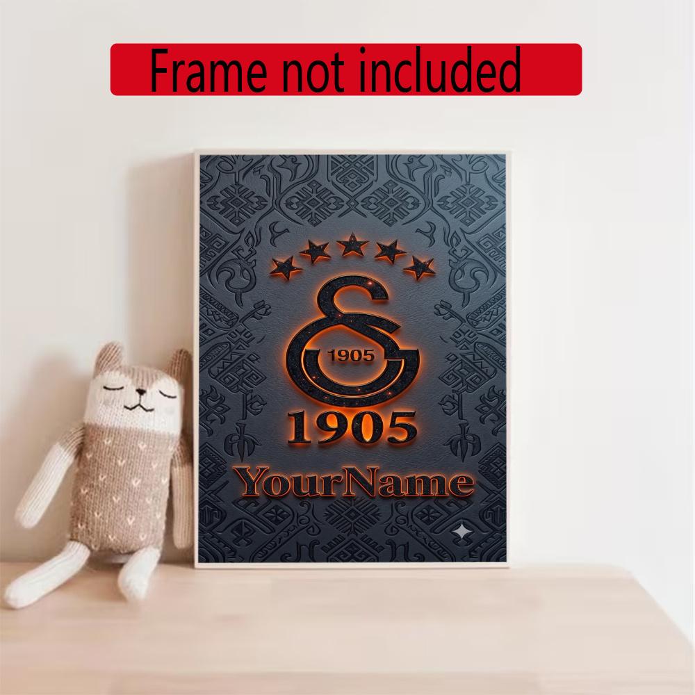 Galatasaray Personalized Name Diamond Paintings Mosaic Wall Round Diamond Art Painting Kits Embroidery Crystal Accessories Frameless