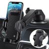 Telescopic Car Phone Holder with Suction Cup for Dashboard & Air Vent