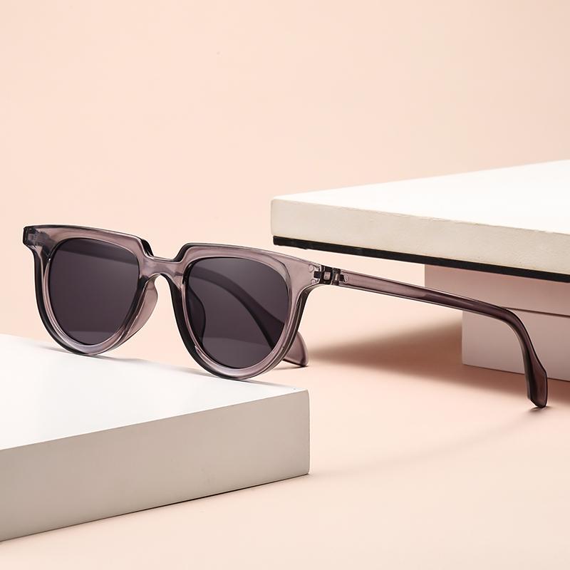 New Retro Sunglasses American Small Frame Glasses Plain Fashion Versatile Sunglasses 3036