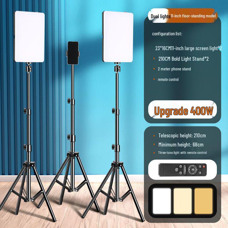 800W LED Soft Light Panel for Photography & Beauty Live Streams