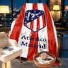 Coperta con Stampa Atletico Madrid - Morbida e Confortevole, per Camera da Letto, Viaggio, Divano, Decorazione per la Casa - Regalo di Compleanno o Natale per un Amico