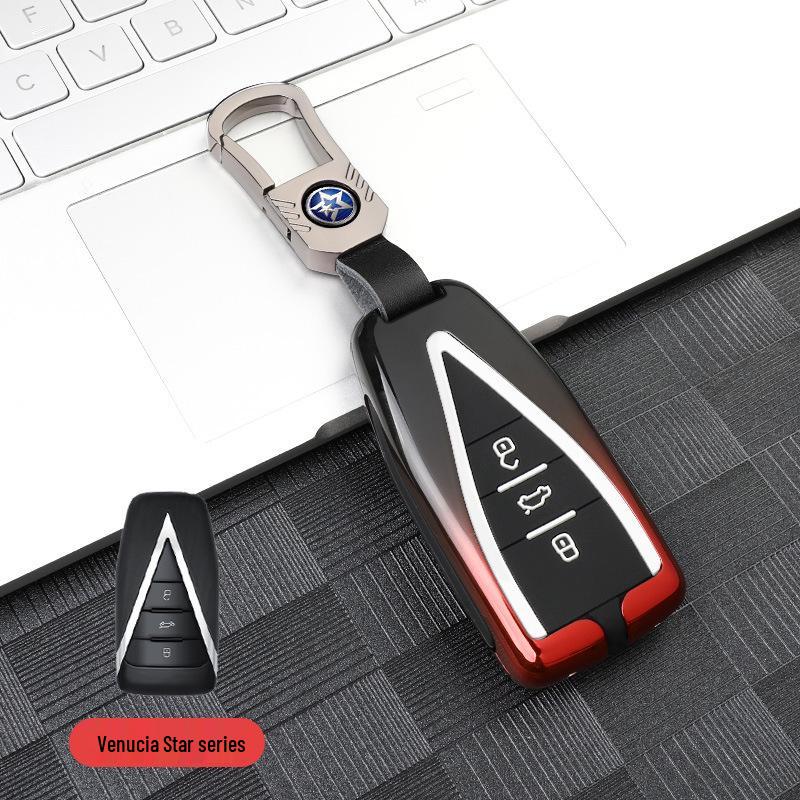 Venucia Star & Big V 2020/21 Car Key Case with High-End Shell Buckle