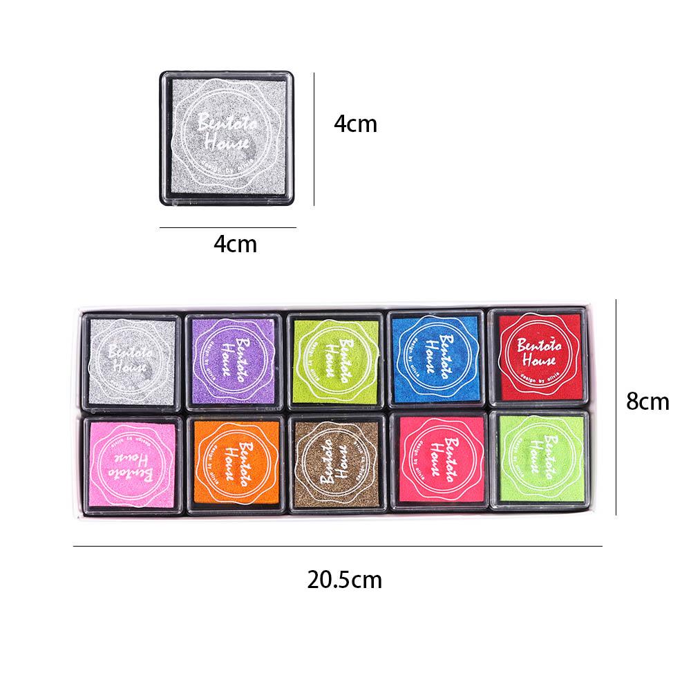 Decor for Stationery Oil Based Ink Pad Stamps Fingerpaint Painting Stamp Scrapbooking Decoaration