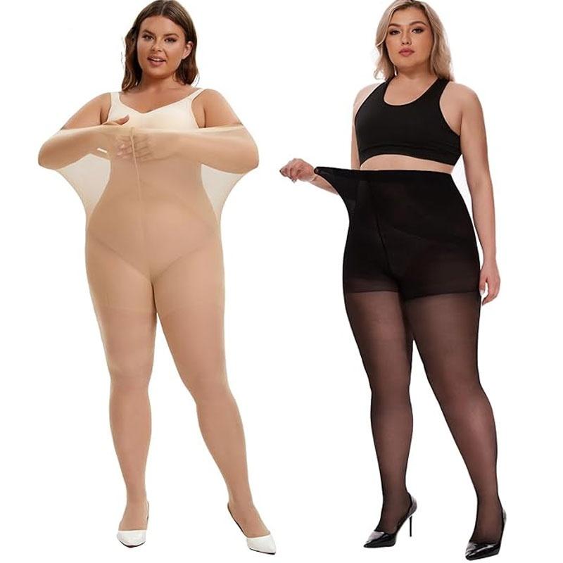 2Pcs High Quality Elasticity Plus Size Sheer Tights For Women Body Shaper Pantyhose 20D Stocking Sexy Hosiery Ultrathin Leggings