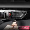 For Toyota Highlander -2024 Carbon Fiber Inner Car Door Handle Bowl Trim