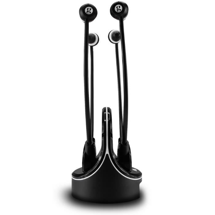Casque TV - Geemarc - CL7370-2 - Stéréo - Sans fil - Réglage volume jusqu'à 125dB