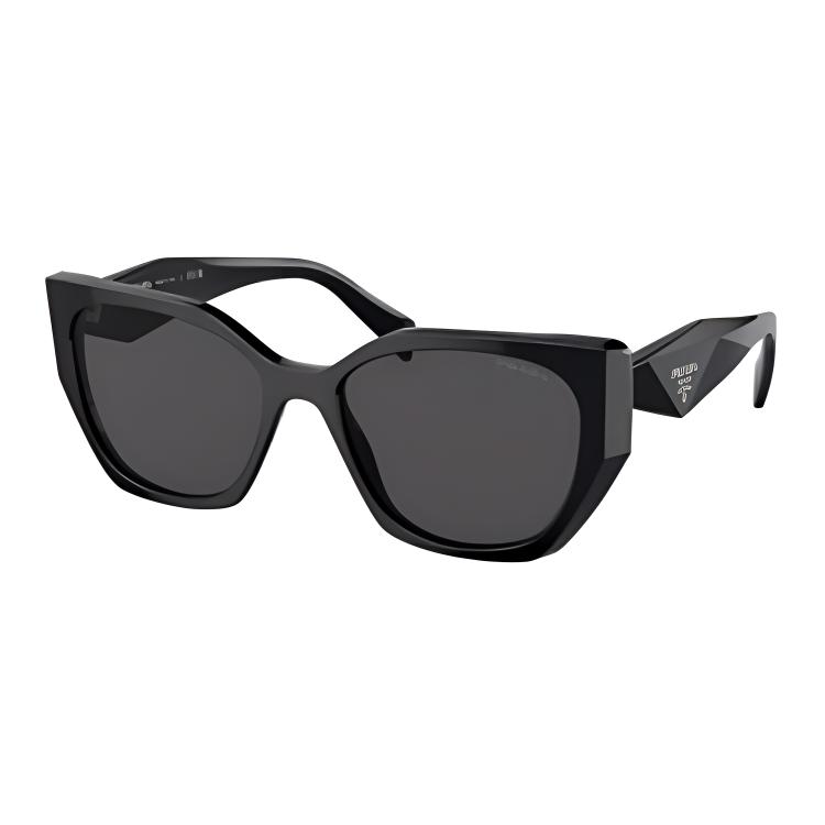 

Prada Irregular Frame Sunglasses Women sunglasses Black 0PR19ZSF1AB5S056 Basic Packaging-Eyeglass Case+Box