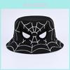 Cartoon Spider Fisherman Hat With Sun Protection For Kids Outdoor Summer Casual Wear