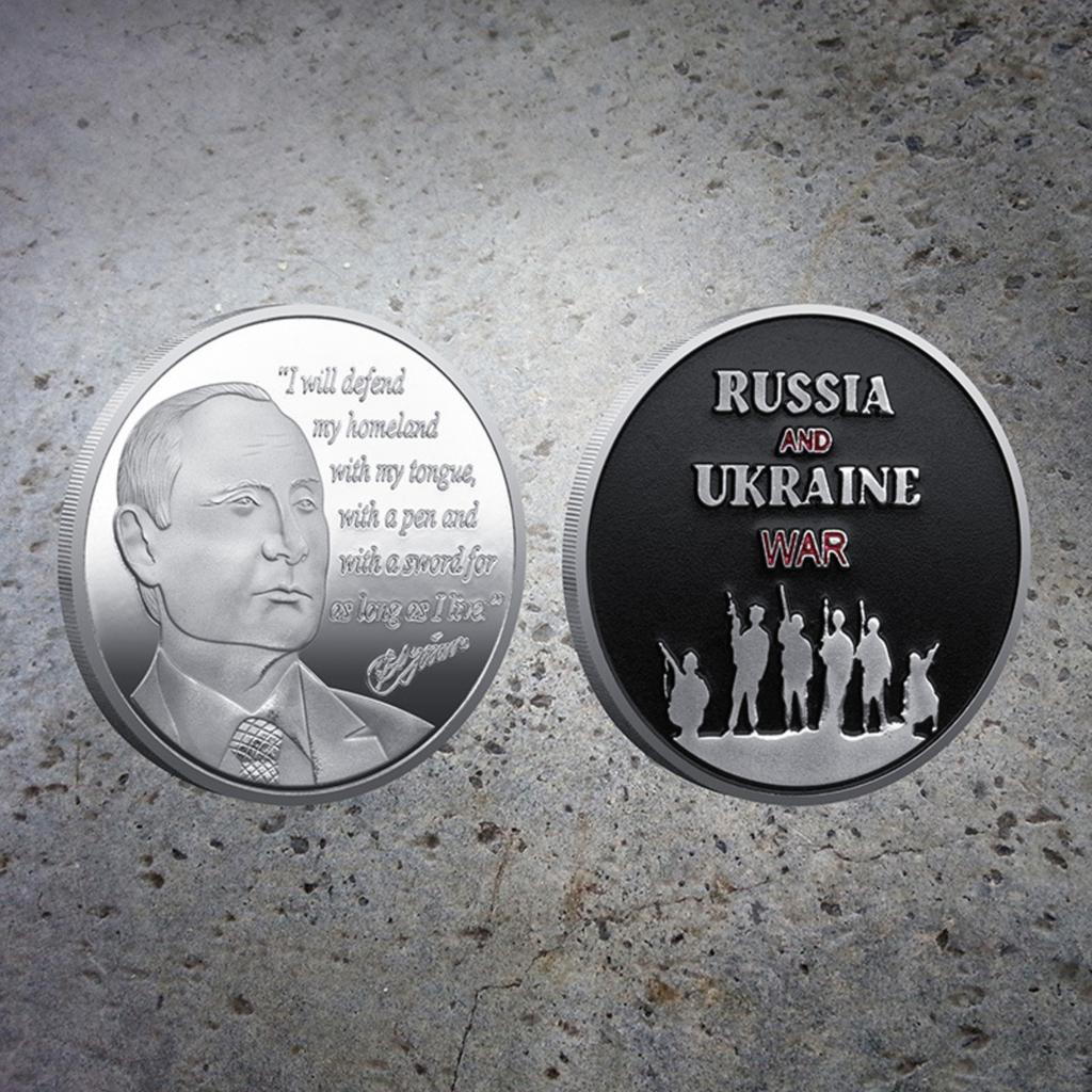 Memorial -plated Gold-plated Color-printed Relief Metal Souvenir Badge Collectible Coin