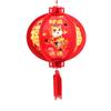 Felt Chinese Lantern Cartoon with Tassel Year of the Horse Lantern 3D Hanging Ornaments Chinese New Year Lantern