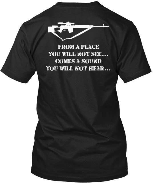 

GOD BLESS THE USA SNIPER T-Shirt Made in the Size S to 5XL XL
