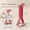 2in1 Hot Plate Gripper,Kitchen Hot Dish Bowl Plate Clip Antis Scalding Dish Plate Tongs for Oven Steamer Air Fryers Pan