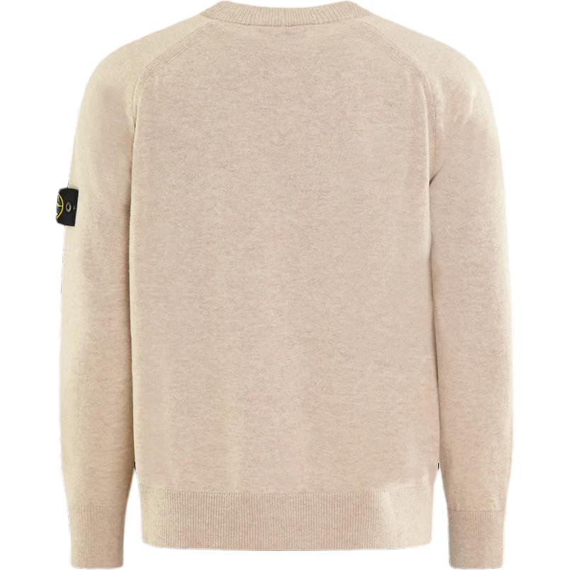 Stone Island V-Neck Single-Breasted Solid Color Raglan Long Sleeve Knit Sweater Men sweater Light-Brown 8115523B4-V0M97