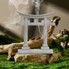 Japanese Torii Gate Miniature Sculpture for Elegant Home Decoration
