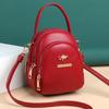 Women's bag three-layer women's bag new shoulder messenger handbag mobile phone bag Korean bag wholesale
