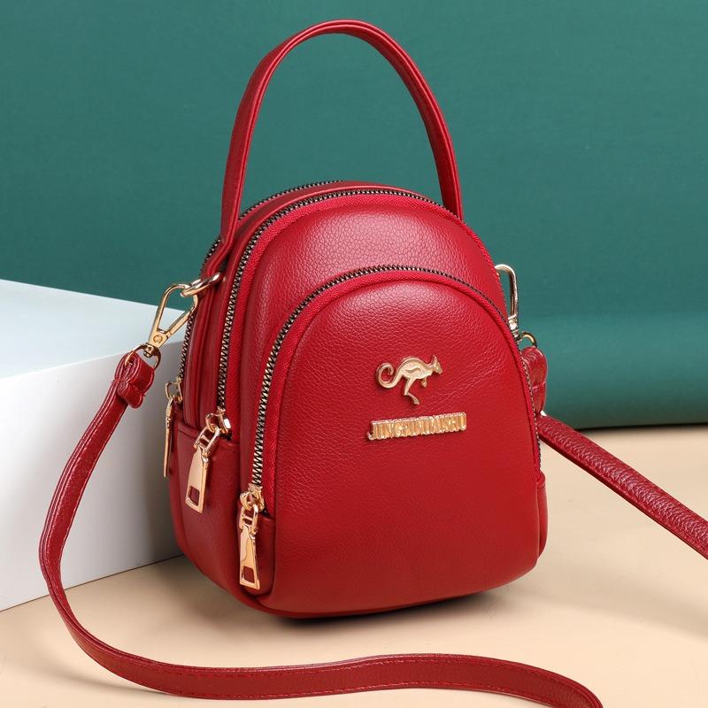 Women's bag three-layer women's bag new shoulder messenger handbag mobile phone bag Korean bag wholesale