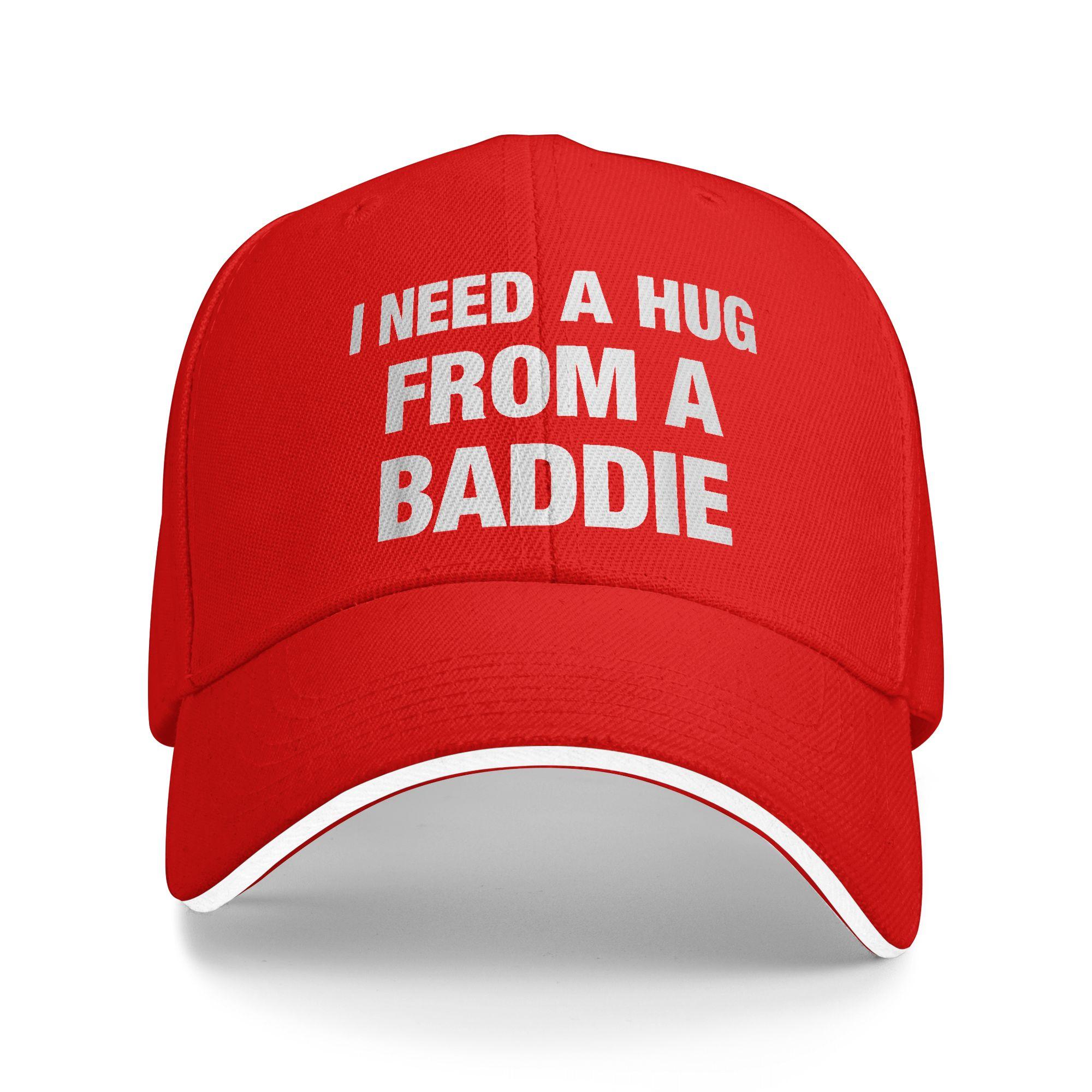 Summer I Need A Hug from A Baddie Funny Saying Quote Baseball Cap Hunting Camping yk Retro Custom Logo Sun Hip Hop Hats One Size
