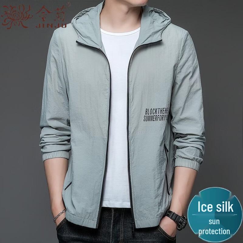 Men s Ultra-thin Sun Protection Windbreaker Jacket L