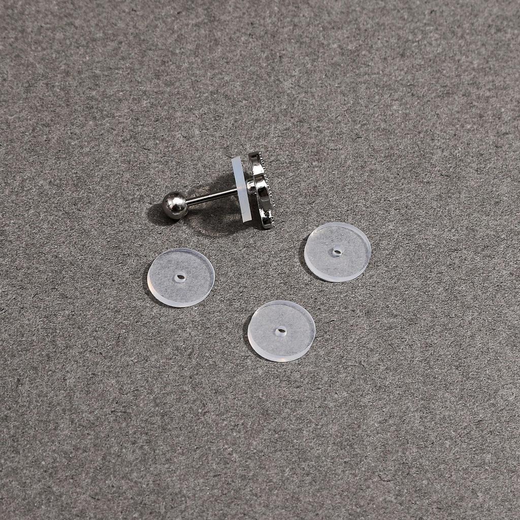 6-50Pcs Silicone Transparent Environmentally Friendly Ear Pads Ear Accessories