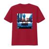 Above The Law Rap Group T Shirt California Car Palm Tree Design Trendy Streetwear for Hip Hop Fans Vintage Washed Streetwear