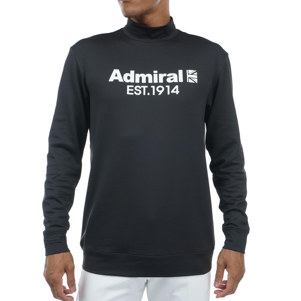 

Admiral Golf ADMA387 Men s Classic Heat-Generating Stretch High-Neck Shirt, Black
