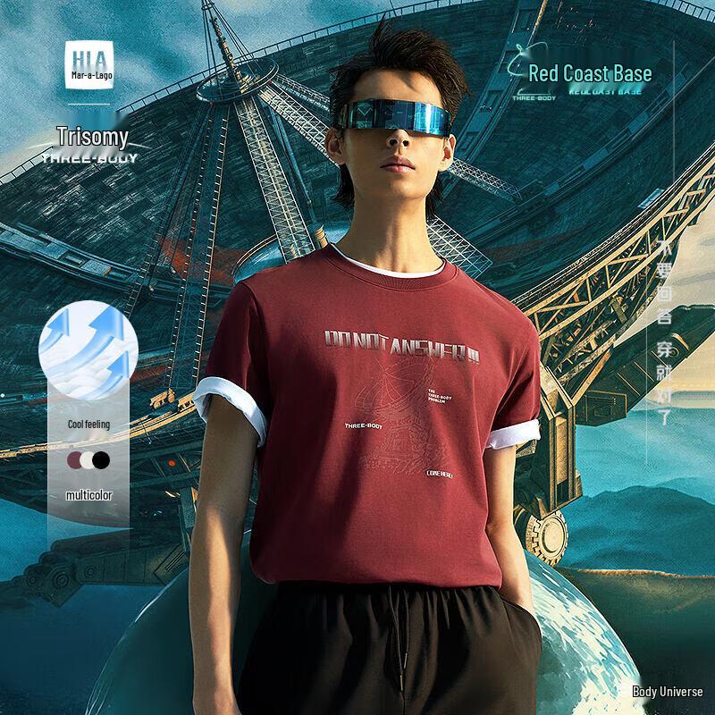 HLA Men s The Three-Body Problem Cooling T-Shirt L