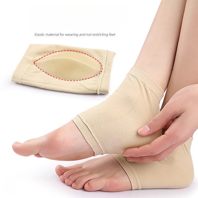 Men's and Women's Anti-crack Heel Socks Gel Anti-crack Socks Anti-foot Crack Socks Gel Breathable Heel Socks
