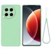 For TECNO Camon 30 4G Case with Hand Strap Liquid Silicone Protective Phone Cover