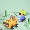 Children's Cartoon Animal Inertia Toy Car Pressing Engineering Vehicle Wholesale