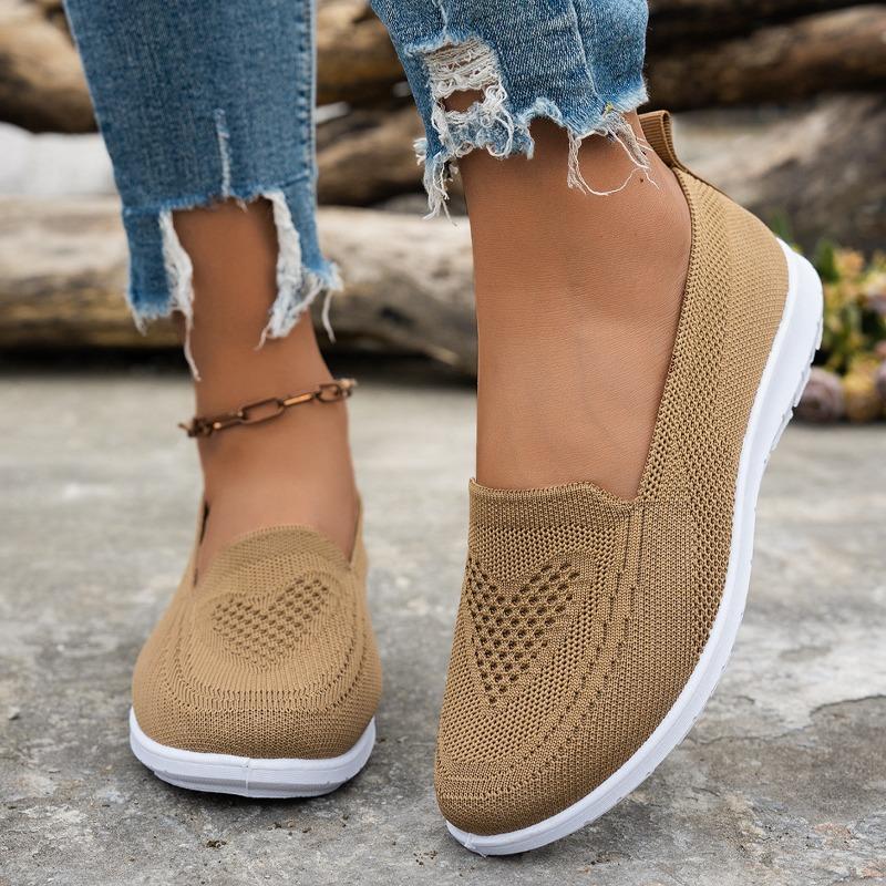 Summer New Mesh Women's Shoes Casual Fashion One-pedal Shoes Women's Mesh Breathable and Comfortable Women's Shoes