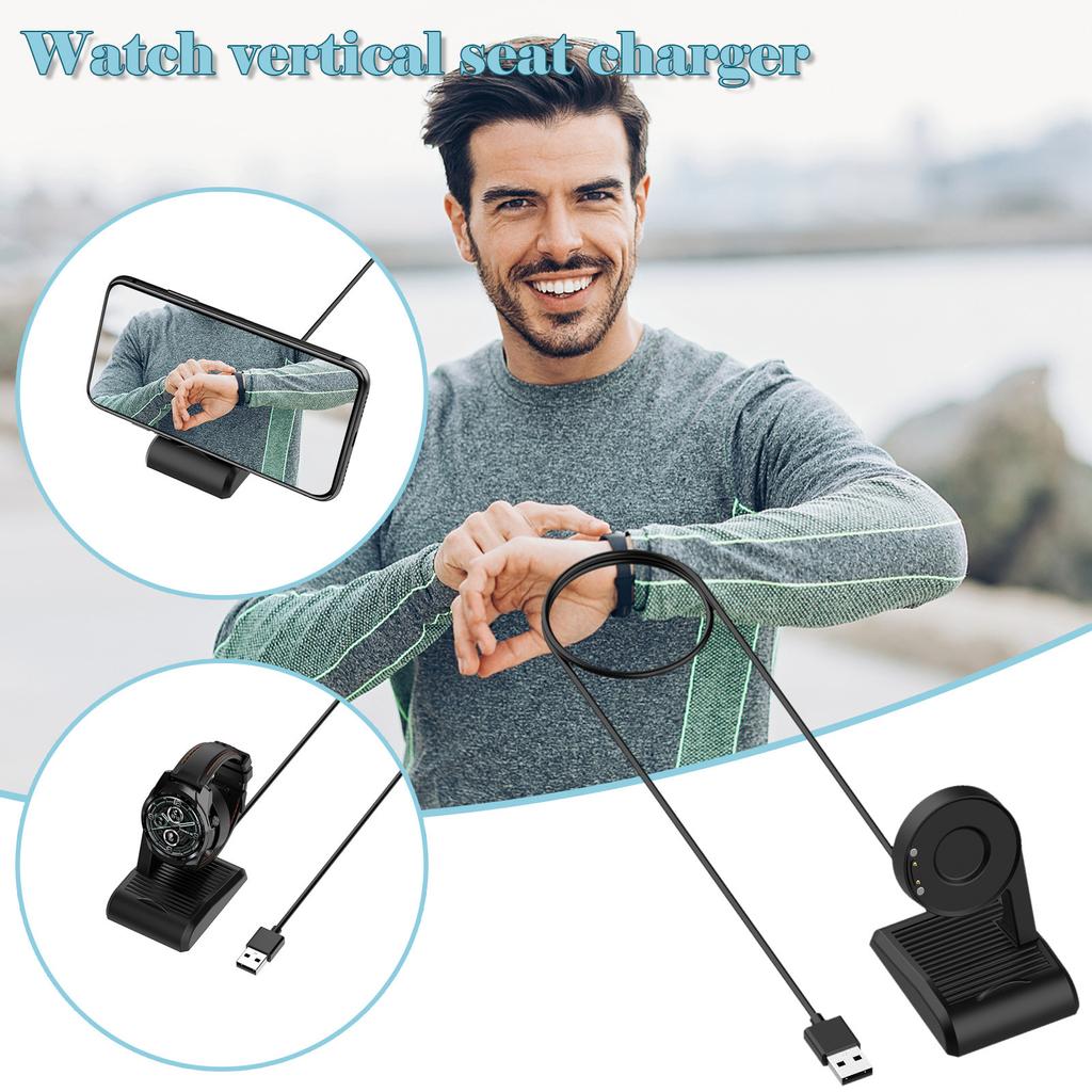 Зарядное устройство для Ticwatch Pro 3/Ticwatch Pro 3 LTE Смарт-часы USB Зарядка кабель купить недорого — выгодные цены, бесплатная доставка, реальные отзывы с фото — Joom